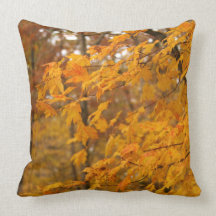 Almohada de las hojas de otoño