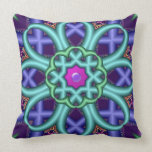 Almohada de moda artística de la flor de la fantas