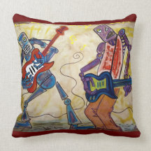 Almohada de MoJo de la banda del robot