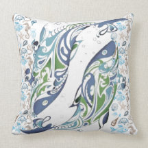 Almohada de MoJo del americano de la vida marina