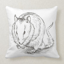 almohada de Mojo del americano del bosquejo de la 