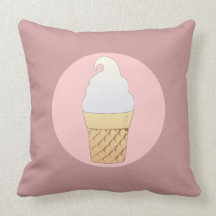 Almohada de MoJo del americano del cono de helado