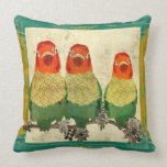 Almohada de oro de Mojo de los pájaros del amor de almohadas