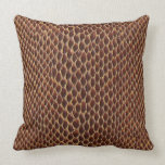 almohada de tiro de la impresión de la piel de ser almohadas