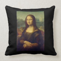 Almohada de tiro de Mona Lisa