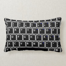 Almohada de tiro del diseño del teclado de ordenad