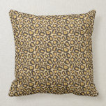 almohada de tiro del estampado leopardo almohadas
