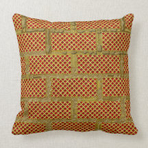Almohada de tiro elegante del modelo del ladrillo