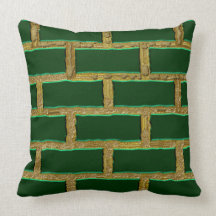Almohada de tiro elegante del modelo del ladrillo