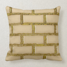Almohada de tiro elegante del modelo del ladrillo