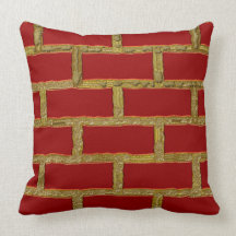 Almohada de tiro elegante del modelo del ladrillo