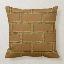 Almohada de tiro elegante del modelo del ladrillo