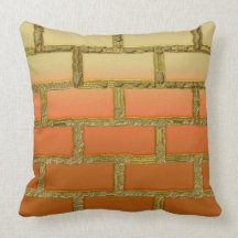 Almohada de tiro elegante del modelo del ladrillo