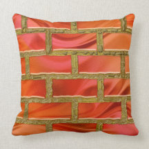 Almohada de tiro elegante del modelo del ladrillo