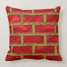 Almohada de tiro elegante del modelo del ladrillo