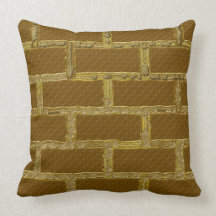 Almohada de tiro elegante del modelo del ladrillo