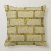 Almohada de tiro elegante del modelo del ladrillo