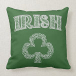 Almohada de tiro irlandesa de MoJo del trébol