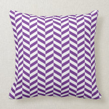 Almohada de tiro púrpura de la raspa de arenque