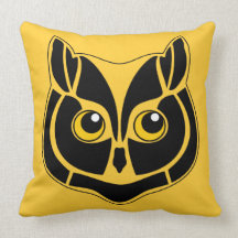 Almohada del búho del gato