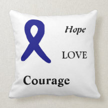 Almohada del cáncer de colon