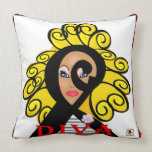 Almohada del chica 2 de la diva
