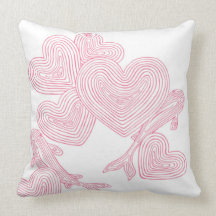 Almohada del corazón de los pescados