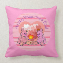 Almohada del oso de peluche del día de San Valentí almohadas