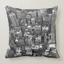 Almohada del paisaje urbano de la almohada NY del 