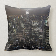 Almohada del paisaje urbano de la almohada NY del 