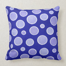 Almohada del punto del cobalto almohadas