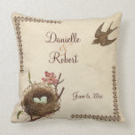 Almohada del recuerdo del boda de la jerarquía del