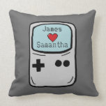 Almohada del regalo de boda del corazón del amor d