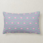 Almohada del zigzag del diamante de la primavera almohadas