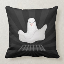 Almohada divertida del dibujo animado del fantasma almohadas