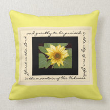 Almohada floral de la canción de la alabanza