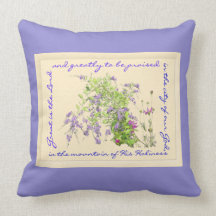 Almohada floral de la canción de la alabanza