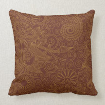 Almohada floral de Mojo del americano del moho del