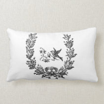 Almohada francesa del pájaro almohadas