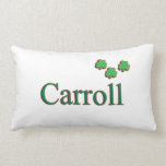 Almohada irlandesa del apellido de Carroll