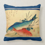 Almohada japonesa de la fauna de los pescados de I
