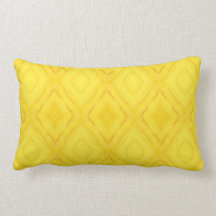 Almohada lumbar amarilla