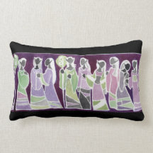 Almohada oscura de la procesión del duende