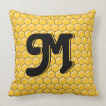 Almohada personalizada monograma del panal