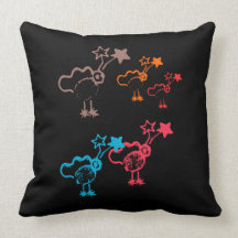 Almohada psicodélica de la criatura de la estrella
