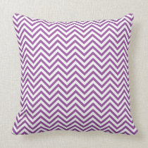Almohada púrpura de Chevron (zigzag) almohadas
