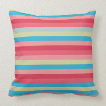 Almohada rayada del tiempo de primavera almohadas