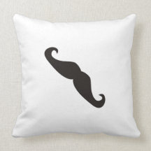 Almohada retra de los inconformistas de los bigote