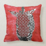Almohada roja retra de Zenya Mojo