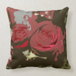 Almohada romántica del arte de Digitaces de los ro